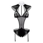 Nav tik svēts! Mūķenes lomu spēles bodijs – melns – L/XL Foto 8