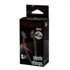 BLAZE DELUXE Metal Nipple Clamps with Chain – Black — Photo 1
