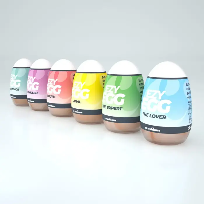 CRUSHIOUS Ezy Egg 6 Pack Masturbating Eggs