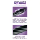 AFE Twist Ecstacy rotējošs spirālveida anālais vibrators – 24.1 cm – Melns — Foto 3