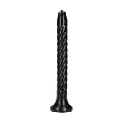 Витой анальный змеиный дилдо – 30 cm (12″) – Черный — Фото 4