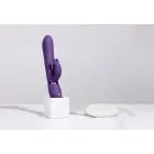 Nari - Vibreerivate ja pöörlevate helmestega G-punkti jänese vibraator – 18 cm (7″) – lilla — Foto 7