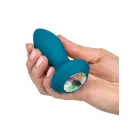 Vibrating Petite Crystal Anal Probe – Blue — Photo 4