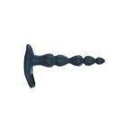 Elixer vibruojantis dvigubos penetracijos dildo su karoliukais – 18 cm (7″) – Mėlynas — Nuotrauka 6