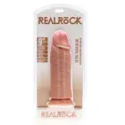 Itin storas tiesus dildo be sėklidžių – 23 cm (9″) – Kūno spalva — Nuotrauka 1