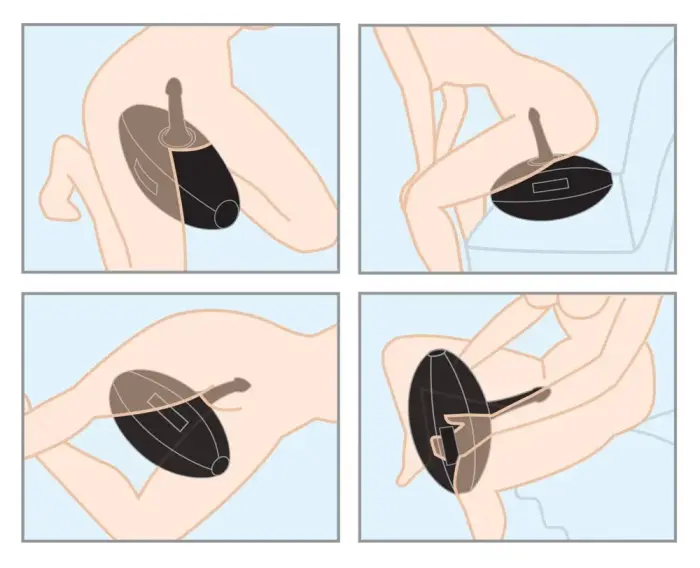 Fetish Fantasy Series Body Dock piepūšamā mīlas bumba ar dildo Foto 6