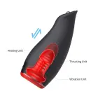 OTOUCH Pleasure Engine sildošs masturbators – caurspīdīgs — Foto 7