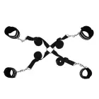 Struggle My Bed Restraints – bed restraint set – neoprene – black/silver — Photo 3