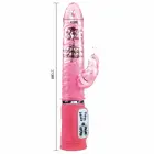 Baile Cute Passion Bunny Vibrating Rotator truša vibrators – 27 cm (10.6″) – rozā — Foto 2