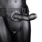 Izliekts dobs strap-on – metāliskais (gunmetal) Foto 10