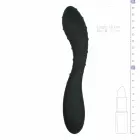 Sinner Gear kumer silikoonist dildo stimuleeriva pinnaga – 20 cm (8″) – must — Foto 4