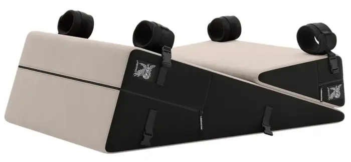Liberator Bondage Wedge/Ramp Combo pozīciju spilvenu komplekts – krēmkrāsas Foto 2