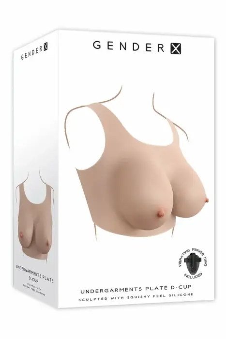 GENDER X UNDERGARMENTS Plate D-Cup Light Silicone Wearable Vest