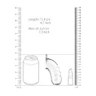 Shots Model 16 Silicone Chastity Cage with Urethral Dilator 11.5 cm – Black — Photo 6