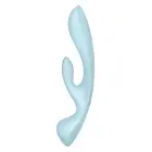 Satisfyer Triple Oh кролик-вибратор – 18 cm (7″) – синий — Фото 3