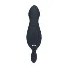 Sildošs un vibrējošs silikona prostatas masieris – 14 cm (5.5″) – Melns — Foto 6