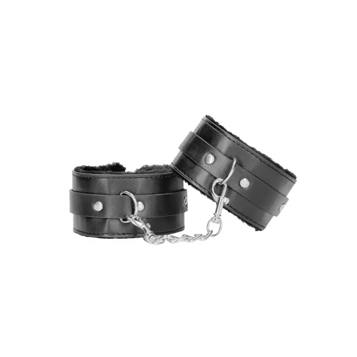 Plush Bonded Leather Ankle Cuffs Foto 3