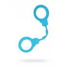 A-Toys Stretchy Silicone Handcuffs – Blue — Photo 1