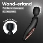 Satisfyer Wand-erland wand вибратор – 29.9 cm (11.8″) – Черный/розовое золото — Фото 2
