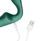Pointed Vibrating Prostate Massager with Remote Control – 10 Patterns – Metallic Green — Photo 7