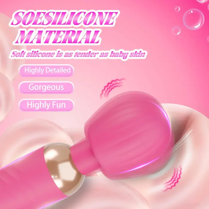 Little Fairy Wand vibrators – 14 cm – rozā Foto 9