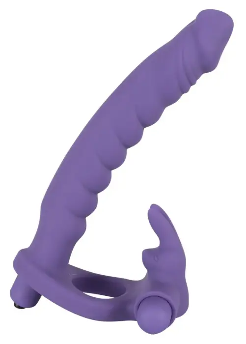 Los Analos Double Delight strap-on dildo komplekts – violets Foto 7
