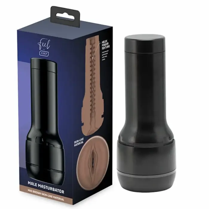 Kiiroo Feel Stroker Mid Brown masturbatorius – 20 cm