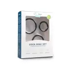 Penis Ring Set (3 Sizes) – Black — Photo 2