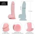Addiction Mark Anatomical Dildo – 19 cm (7.5″) – Skin — Photo 5