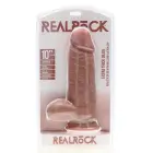 Extra Thick Realistic Straight Dildo with Balls – 25.4 cm (10″) – Skin — Photo 1