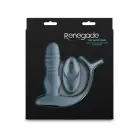 Renegade The Handyman Vibrating Prostate Massager and Cock Ring – Grey — Photo 2
