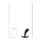 Vibrējošs silikona anālais spraudnis prostatas stimulēšanai – S – 14 cm – Melns — Foto 7