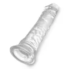KKC Cock Clear 8" caurspīdīgs dildo – 21.8 cm (8″) — Foto 5