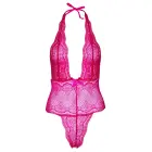 Sirsniņu mežģīņu bodijs – rozā – L/XL — Foto 7