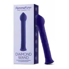 FemmeFunn Diamond Wand Vibrator – 17 cm (6.7″) – Purple — Photo 1