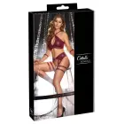 Cottelli Bondage Lingerie Set – Red – M — Photo 1