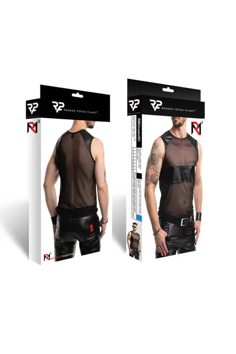 RMSilvestro001 Men's Mesh T-shirt – Black – S