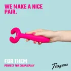 Divpusējais pāru vibrators – melns — Foto 13