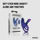 Hueman Vibrating Silicone Ring with Remote Control - Blue — Photo 4