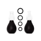 Krūšu galu erektoru komplekts – melns Foto 1