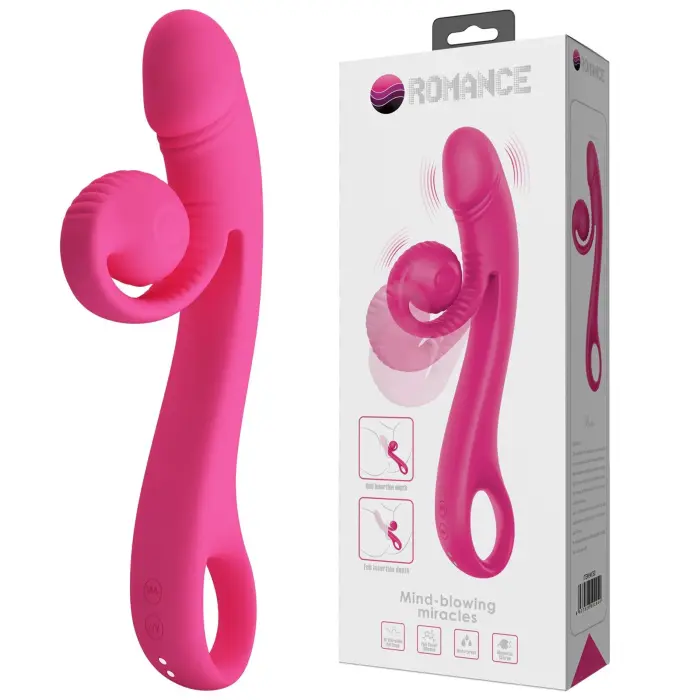 PRETTY LOVE Romance Beau Snail кролик-вибратор – 17 cm – розовый