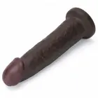 LoveToy Sliding Skin Pro II – kahekihiline realistlik silikoon-dildo – must – 22,9 cm (9'') — Foto 7