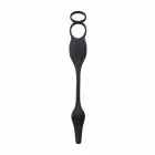 Evolved Novelties Plug & Tug Dual Stimulation Silicone System – 12.7 cm – Black — Photo 5