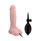 BAILE Inflatable Realistic Dildo with Suction Cup – 26 cm (10.2″) – Skin — Photo 6