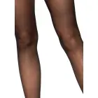 Leg Avenue Sheer Thigh Highs with Lace Garter Belt – Black – One Size — Photo 2