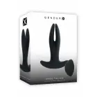 GENDER X Spread The Love – dvigubai vibruojantis intyminis prietaisas – violetinis – 11,4 cm — Nuotrauka 1