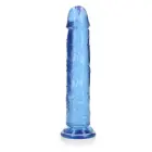 Taisns reālistisks dildo ar piesūcekni – 25 cm (9.8″) – Caurspīdīgs Foto 2