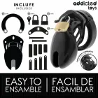Addicted Toys Obsidian Hold Secure система целомудрия, размер S – черный — Фото 4
