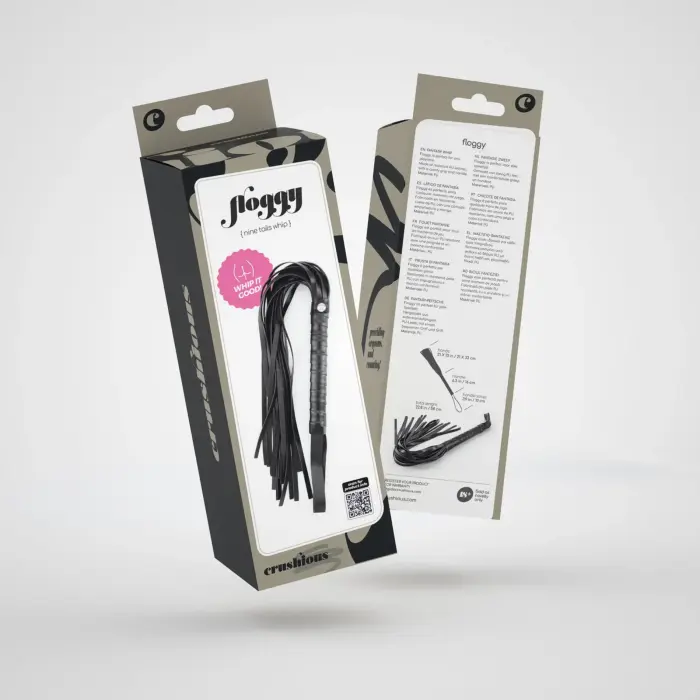 CRUSHIOUS FLOGGY NINE TAILS WHIP BLACK Foto 6