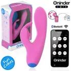 ONINDER Cute Love Bunny truša vibrators – 14.5 cm (5.7″) – rozā — Foto 8